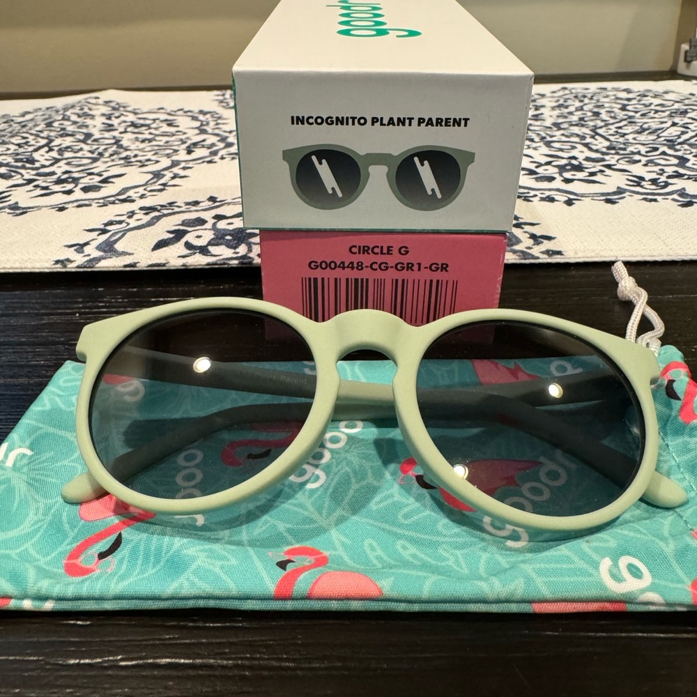 Goodr Circle G Sunglasses in Mint Green